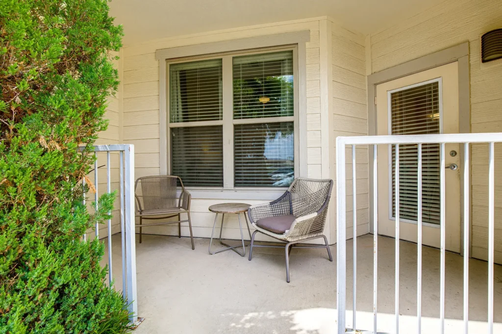Private patio