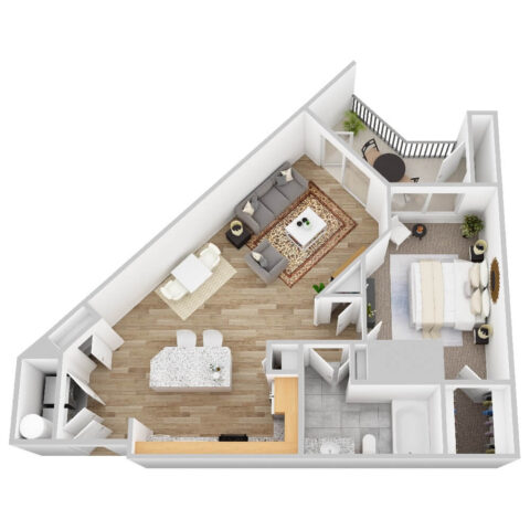 A1K Floor Plan