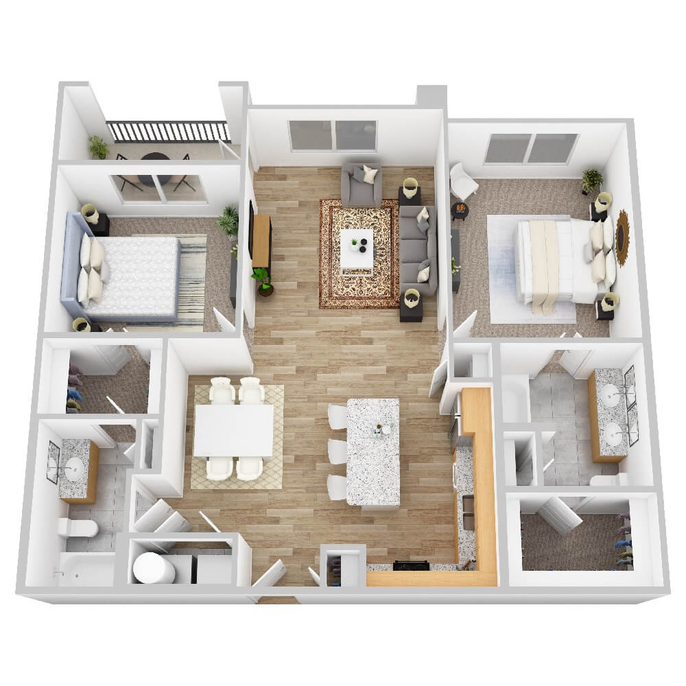 B2L, B2M, B2N Floor Plan