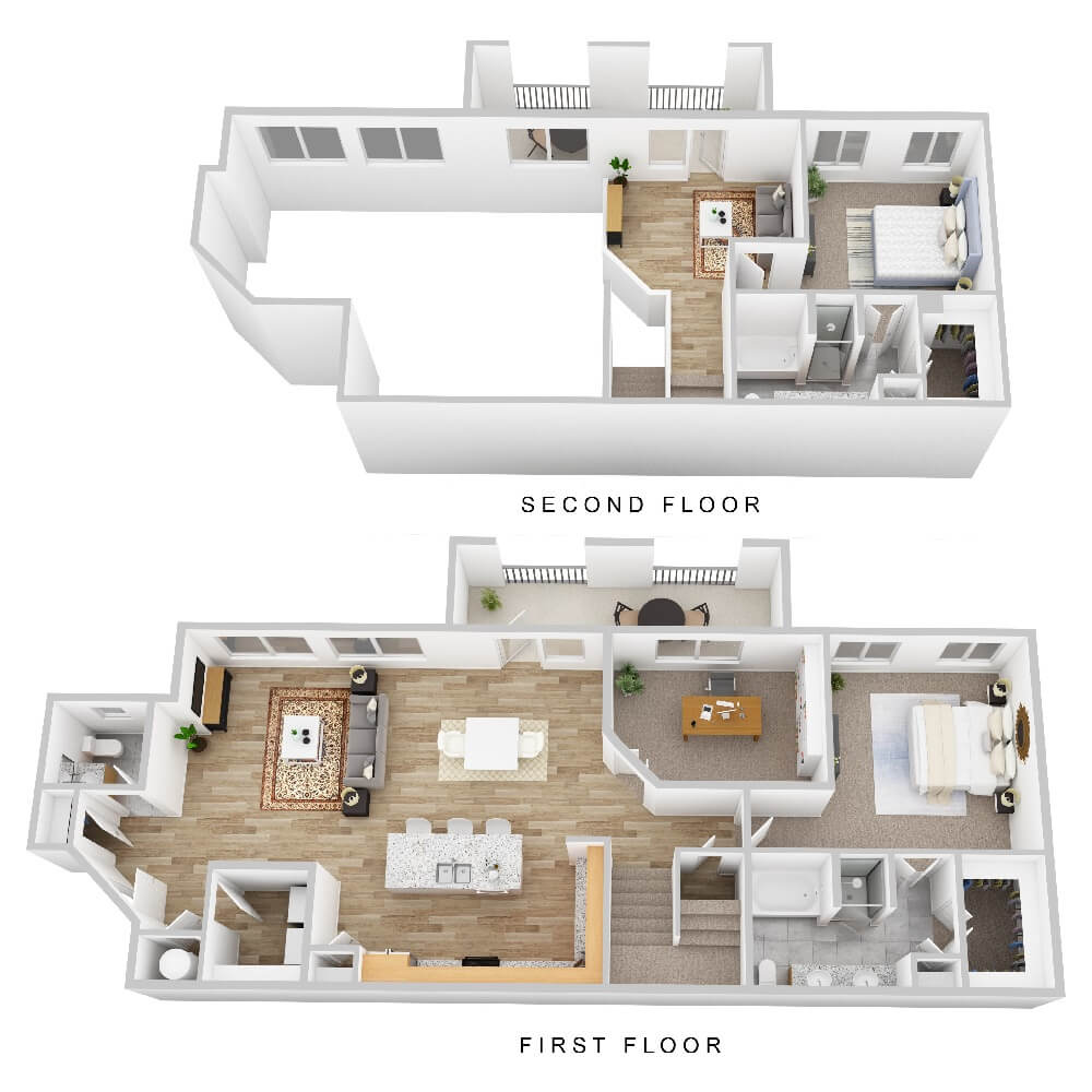 B3D, B3E Floor Plan